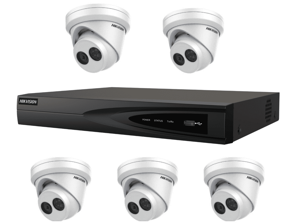 Hikvision 5 Camera 6mp home CCTV system